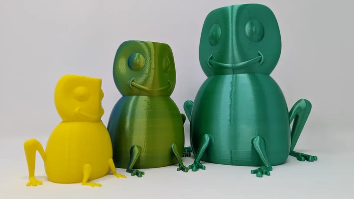smiling frog - 3d by fatboy1271 on thangs 3d print model - Mito3D
