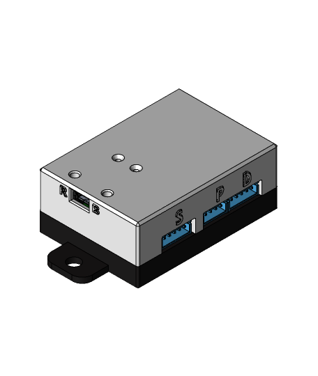 smuff ifc2 alojamiento esp32 3d modelo gracias 3D print model - Mito3D