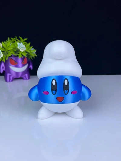 puffo kirby completo stl 3d by premere stampa on grazie infanzia nintendo 3d print model - Mito3D