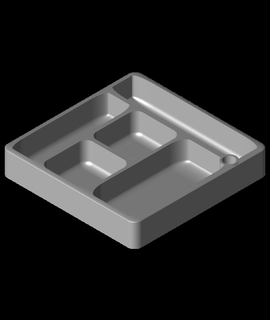 snack tray cl printing Home & Garden 3d print model - Mito3D