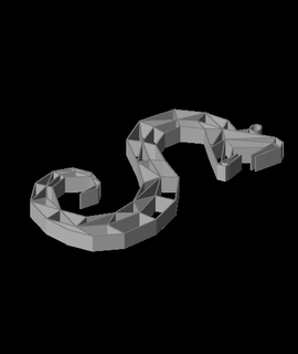 snake earrings kaylee2011 3d print model - Mito3D