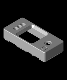 caixa pressão framboesa pi + compartilhamento ondas lcd dispositivos 3d print model - Mito3D