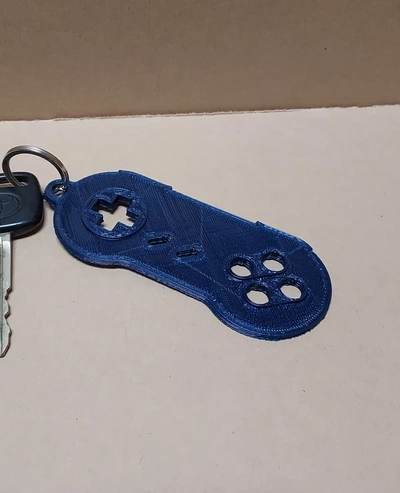 snes controller keychain - 3d by landrum engineering on thangs 3d print model - Mito3D
