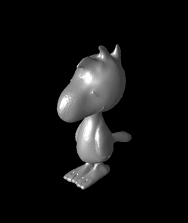 snoopy woodstock letterbox 3d model jangy thangs 3d print model - Mito3D