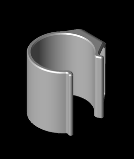 tuba titulaire soutien griller 3d print model - Mito3D