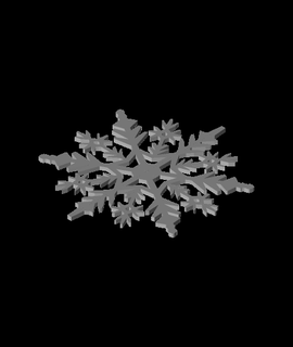 snow flake yagosantiago10 Home & Garden 3d print model - Mito3D