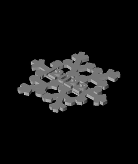 snowflake2022stl josephdylanj arts divertissement 3d print model - Mito3D