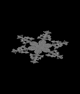 snowflake 3 mixhalk Home & Garden 3d print model - Mito3D