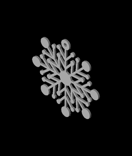 snowflake 3d model juankmed thangs 3d print model - Mito3D
