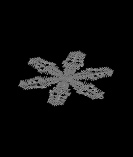 snowflake 4 mixhalk Home & Garden 3d print model - Mito3D