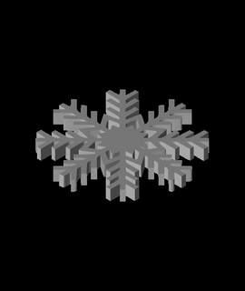 snowflake emanuel chmielowski Home & Garden 3d print model - Mito3D