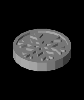 snowflake checker built bot Hobbies & Games 3d print model - Mito3D