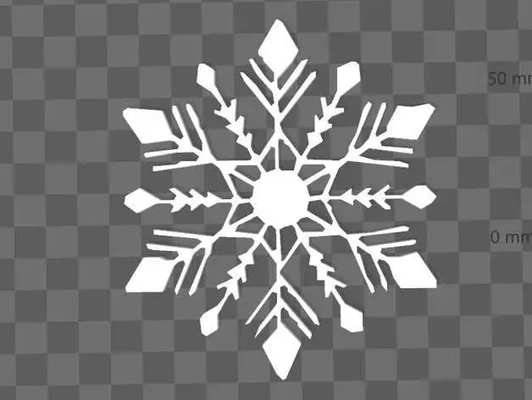 snowflake christms dec - 3d by syzguru11 on thangs 3d print model - Mito3D