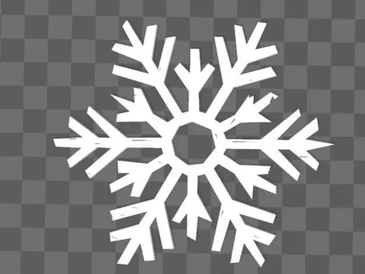snowflake christms deco - 3d by syzguru11 on thangs 3d print model - Mito3D