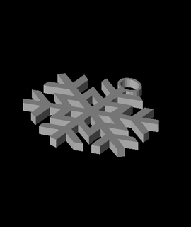 snowflake ornament 3d model potatoes3d thangs 3d print model - Mito3D