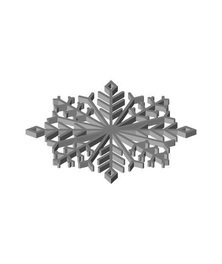kar tanesi süs v26 hatalı baskılar pop kültür 3D print model - Mito3D