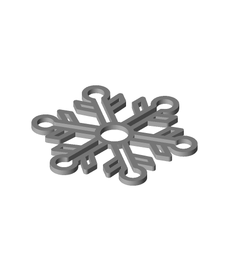 snowflake v16 erroneousprints Hobbies & Games 3D print model - Mito3D