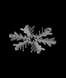 snowflake v18 erroneousprints Home & Garden 3d print model - Mito3D