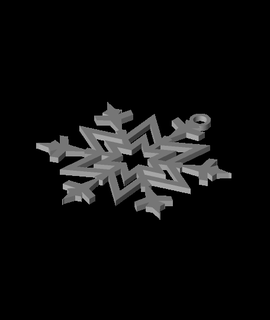 snowflake v19 erroneousprints Home & Garden 3d print model - Mito3D