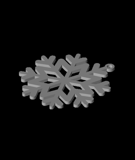 snowflake variant 13 erroneousprints Pop Culture 3d print model - Mito3D