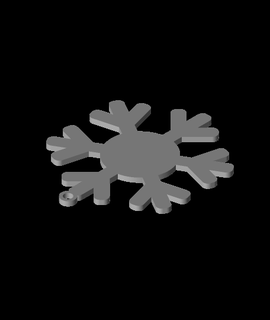 snowflake variant 14 erroneousprints Hobbies & Games 3d print model - Mito3D