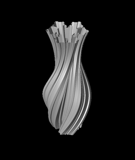 flocon neige vase 3d modèle maquinasmie 3d print model - Mito3D