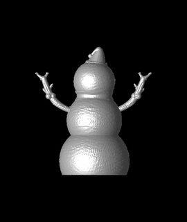 snowman decoration support Home & Garden 3d print model - Mito3D