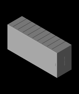 Sabonete corte caixa 1 polegada baresstl 3d print model - Mito3D