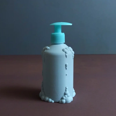 sapone dispenser bolle 3d by gazzaladra on grazie 3d print model - Mito3D