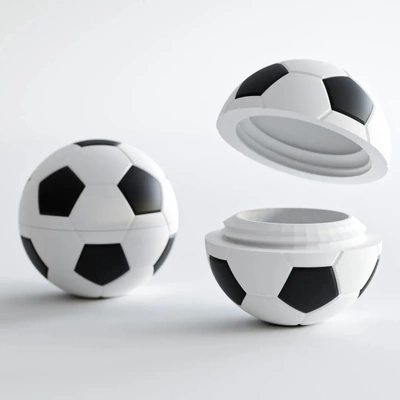 soccer football ball capsule - 3d by matb on thangs 3d print model - Mito3D