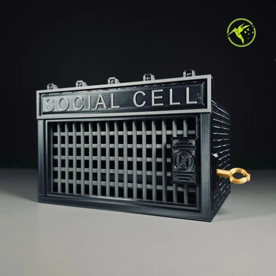 social cell - smartphone jail phone storage 3d by thinair3d on thangs 3d print model - Mito3D