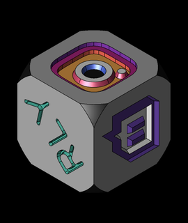 social médias étalonnage cube fléchir 3d print model - Mito3D