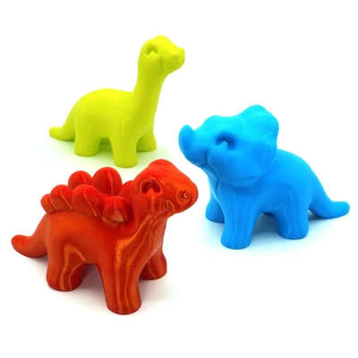 soft dinos - 3d by mcgybeer on thangs 3d print model - Mito3D