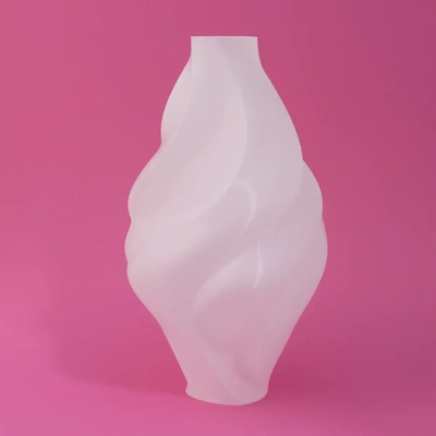 suave servir vaso 3d by on gelo creme gelado vidro modo espiral espiralizar recipiente açoitado manteiga casa decoração 3d print model - Mito3D