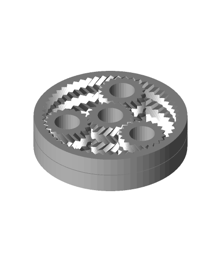 solid core compound planetary gearbox 11 3d model thangs 3D print model - Mito3D