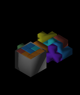 soma cubo v93mf 3d modello Alfredo grazie 3d print model - Mito3D