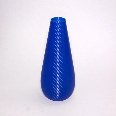 sonar vase - 3d by on thangs spiral spiralize ripple art design container carafe pitcher designer 3d print model - Mito3D