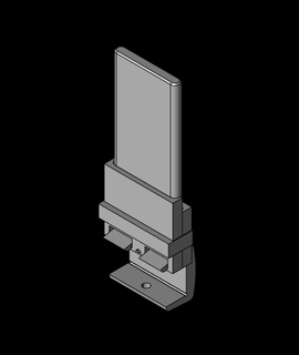 sony xperia xz1 cargando muelle abrazadera 3d modelo gracias 3d print model - Mito3D