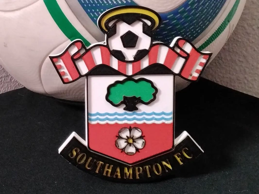 southampton fc coaster or plaque - 3d by daddywazzy thecreator on thangs 3d print model - Mito3D