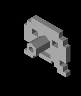 space invaders door knobs 3d print model - Mito3D
