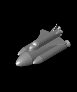space shuttel 10cwilson 3d print model - Mito3D