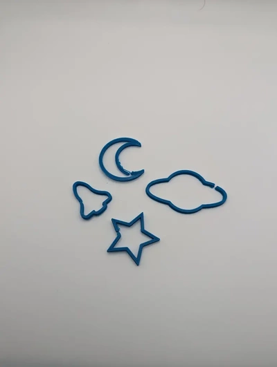 space themed stitch markers - 3d by laurengeist97 on thangs 3d print model - Mito3D