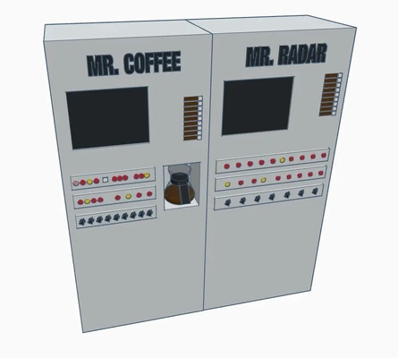 spaceballs bay kahve radar 3d by yarıçap uçuşu teşekkürler 3d print model - Mito3D