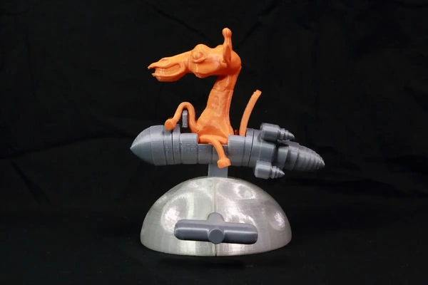navicella spaziale giraffa 3d by colpito dalla scena arte on grazie 3d print model - Mito3D