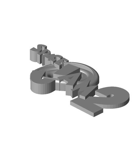 spacejam2 Logo 3d Modell vaat3d danke 3D print model - Mito3D