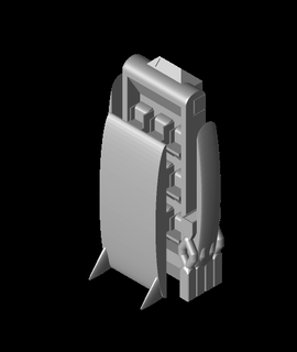 vaisseau spatial transporteur 3d modèle drhazmat24 3d print model - Mito3D