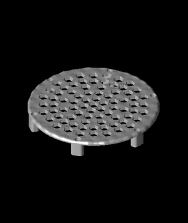 alto falante cobrir bainha favo mel textura 3d modelo brinco 3d print model - Mito3D