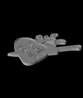 special valentine keychain dogtag earri 3d print model - Mito3D