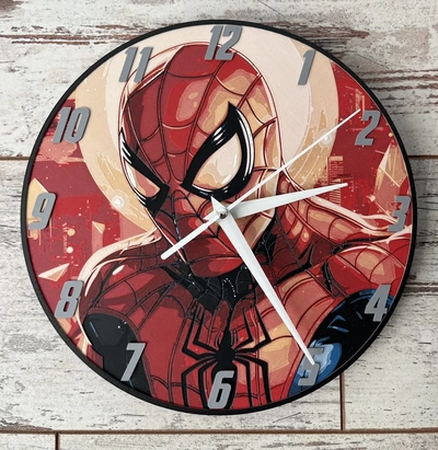 spider man reloj filamento pintura 3d by ian pequeño on gracias 3d print model - Mito3D
