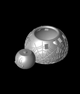 spider bowl - bodystl 3d model dsk001 thangs 3d print model - Mito3D